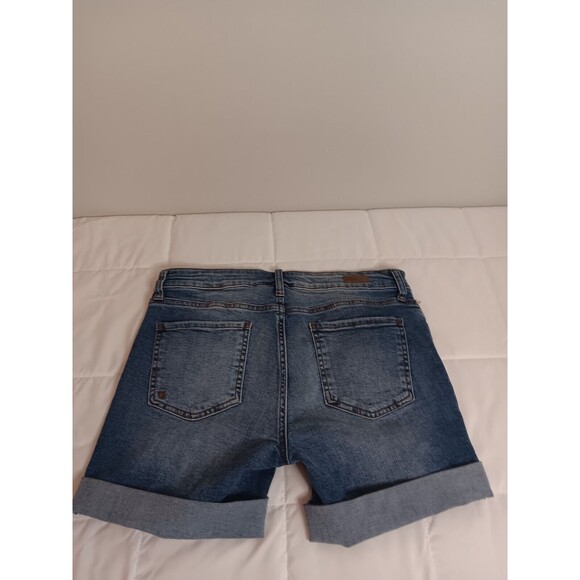 Kut From The Kloth sz 4 Shorts denim Catherine Boyfriend jean stretchy cuffs - Picture 7 of 8